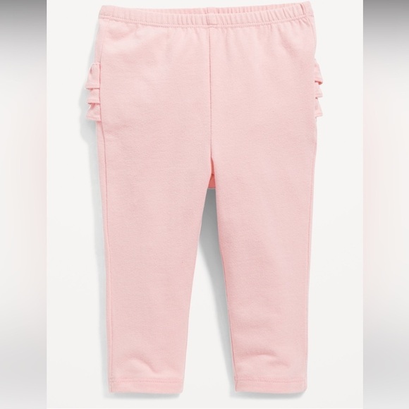 NWOT Old Navy ruffle trim  baby leggings - Picture 1 of 3